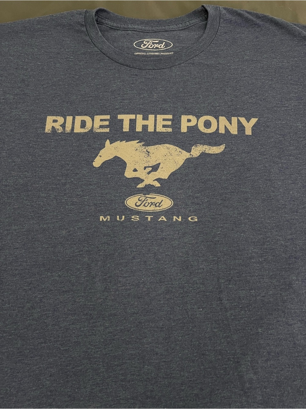 Ford Mustang 'Ride The Pony' Graphic T‑Shirt - Picture 2 of 4